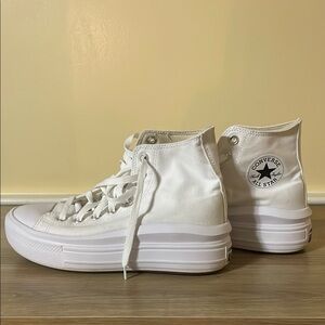 Converse Women's All Star White Platform Sneakers